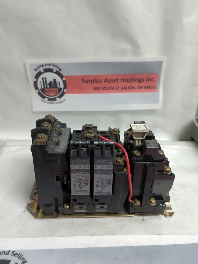Used ALLEN BRADLEY,509-A0D,MOTOR STARTER SERIES B SIZE 0 PRE-OWNED