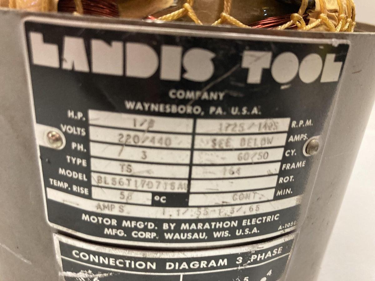 Used Landis Tool Company,BL56T17D715AW,3-Phase Stator Field 1/4 HP 1725/1425RPM