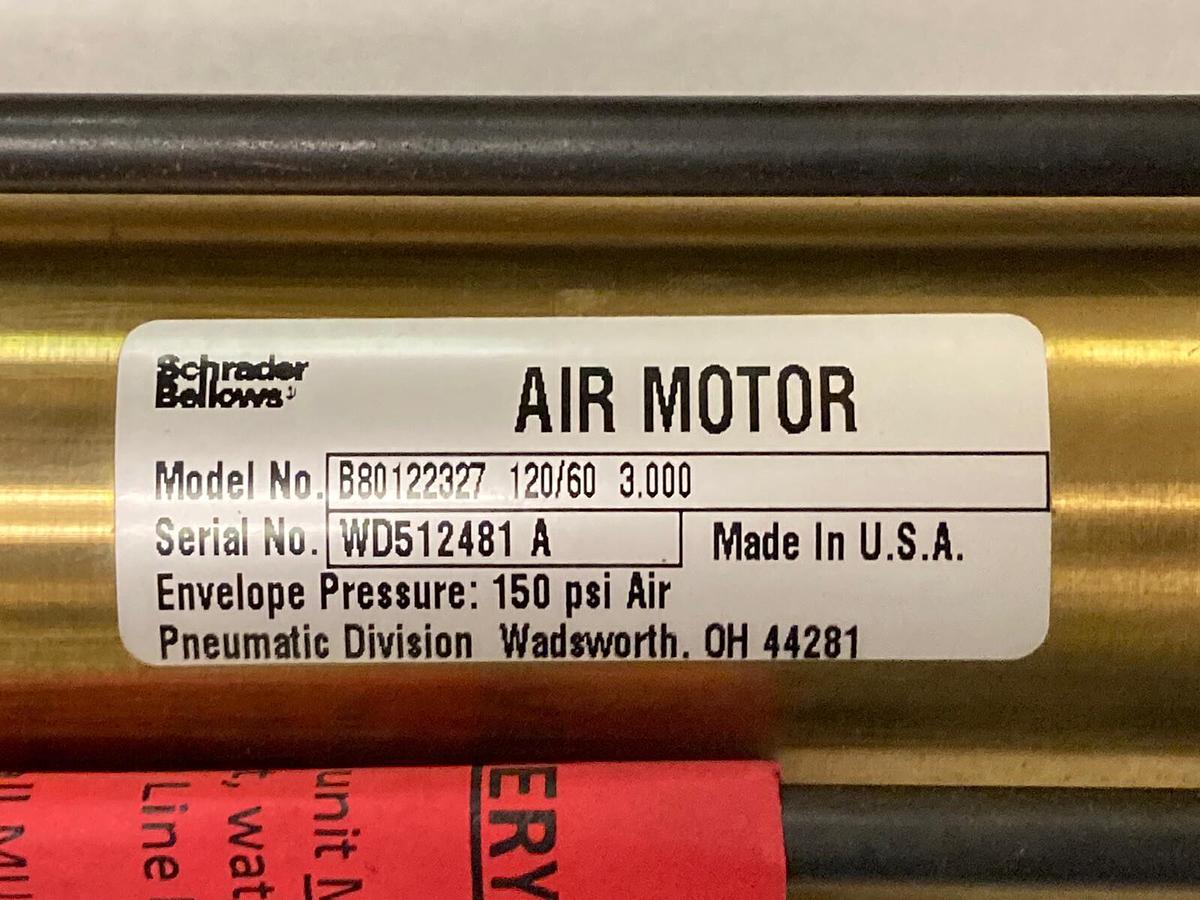 Schrader Bellows,B80123327 120/60 3.000,Air Motor 150 PSI