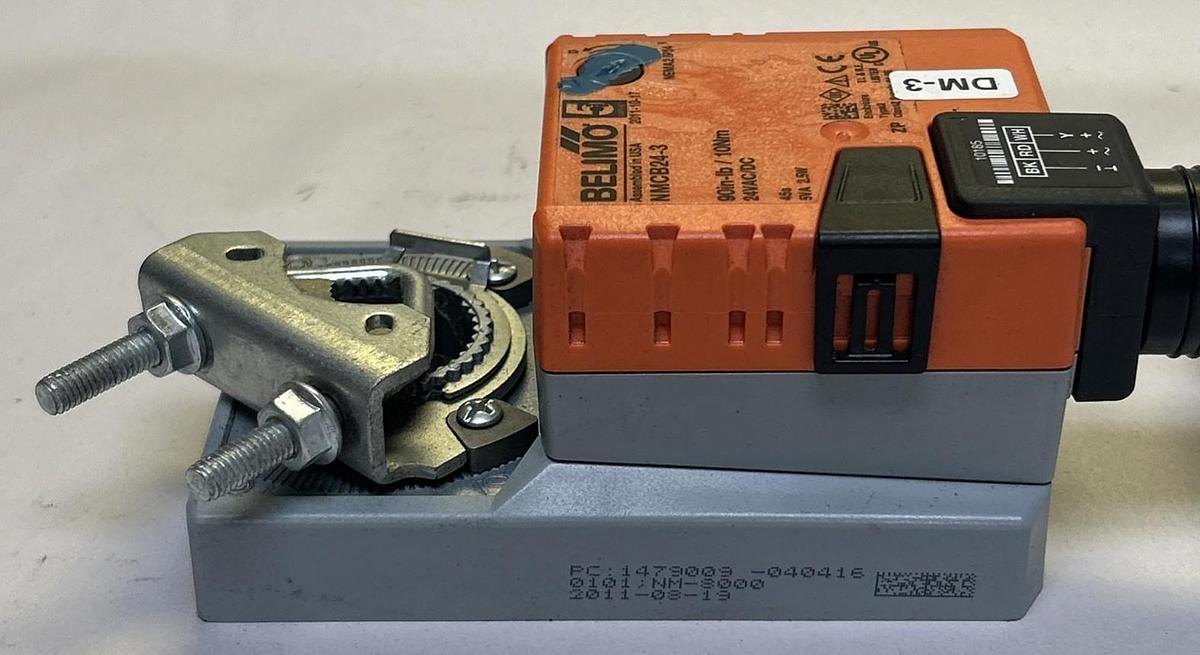 Used BELIMO,NMCB24-3,DAMPER ACTUATOR 90IN-LB