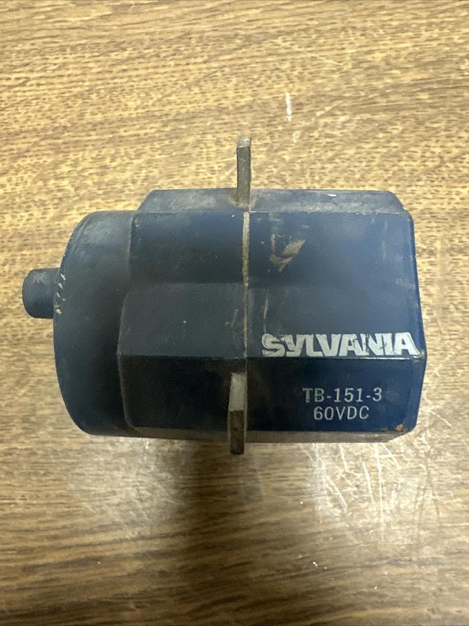 Sylvania,TB-151-3,Coil 60VDC