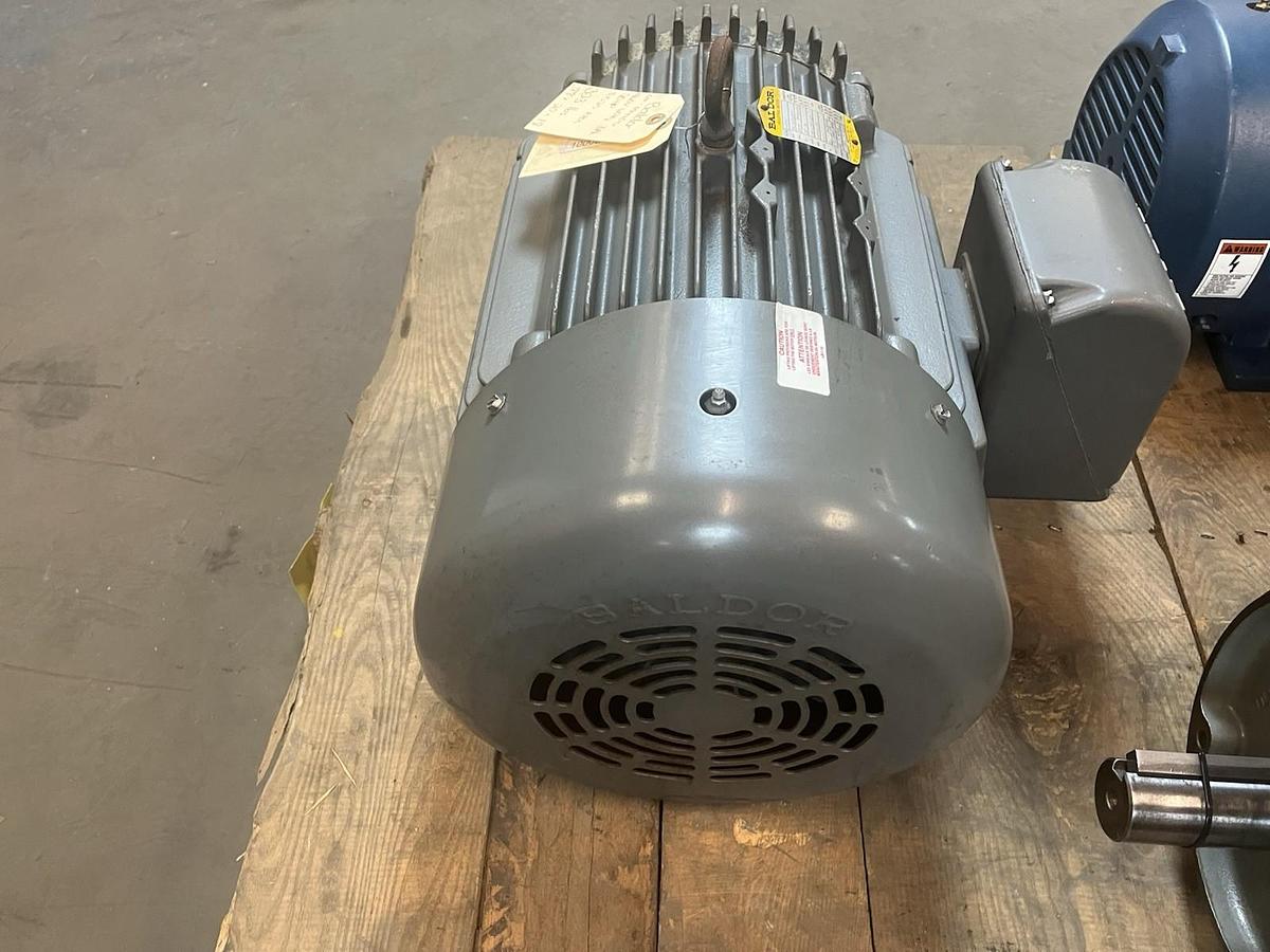 Used BALDOR,M4106,MOTOR 20HP 3525RPM 3PH 286U