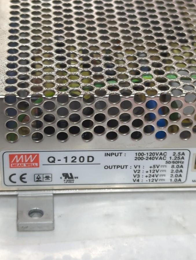 Used MEAN WELL,0-120D,POWER SUPPLY PRE-OWNED