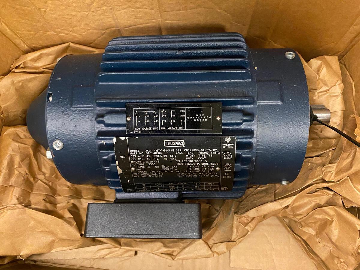 LEESON,810546.00,VECTOR MOTOR A13P 145THTN8045 2HP 5400RPM 145TC