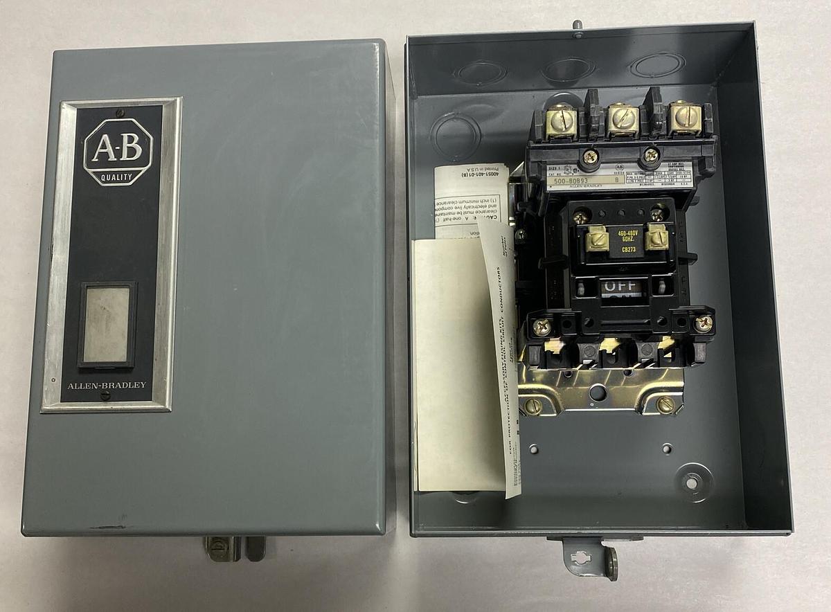Allen Bradley,500-BAB93,Series B AC Contractor Size 1 27Amp 600V New