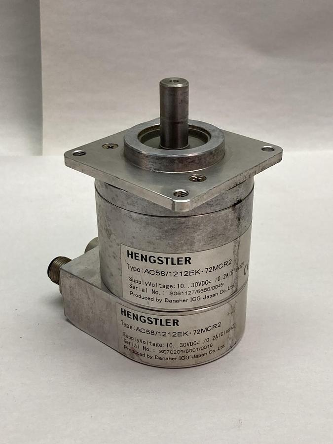 Used Hengstler,Type: AC58/1212EK,Absolute Rotary Encoder 72MCR2 10-30VDC 0.2A
