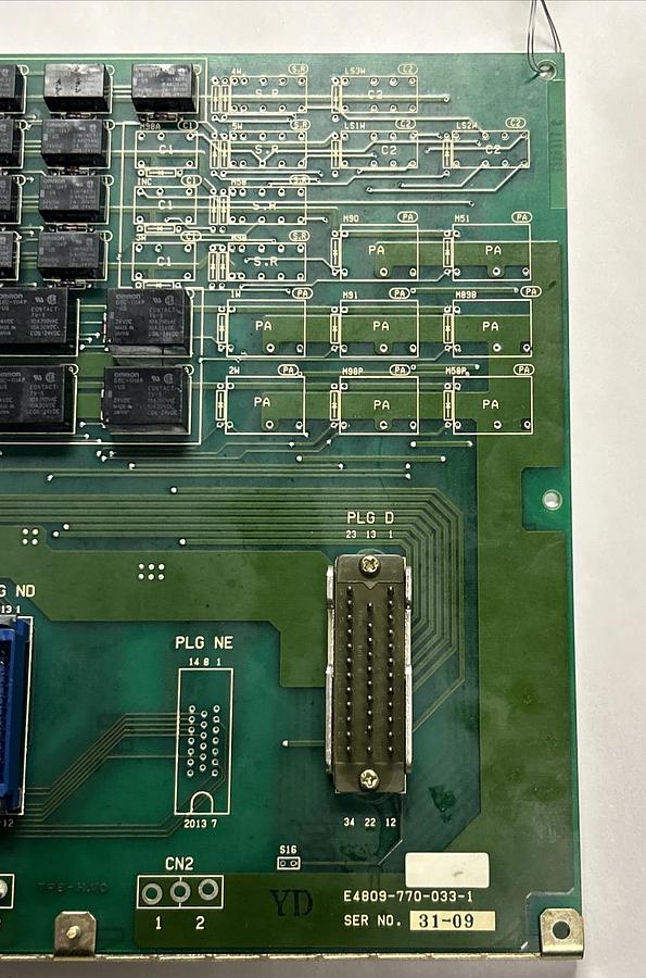 Used OKUMA,E4809-770-033-1,RELAY BOARD