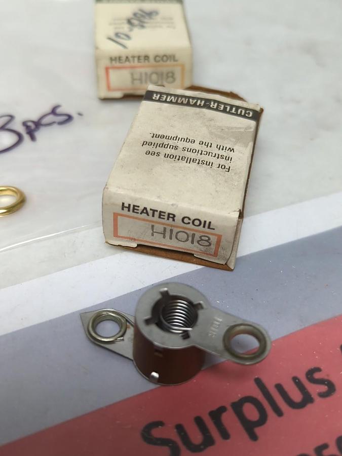 CUTLER-HAMMER,H1018,OVERLOAD HEATER ELEMENT LOT OF 3 NOS