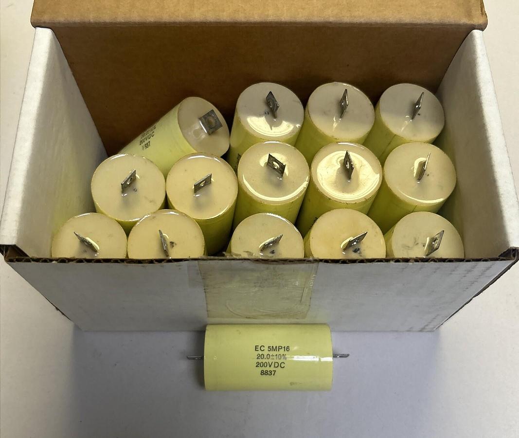 Used ELECTRONIC CONCEPTS,EC5MP16,CAPACITOR LOT OF 15