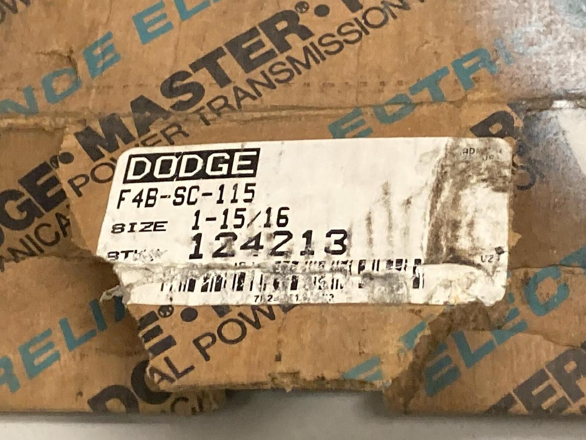 Used Dodge,F4B-SC-115,Cast Iron Flange Unit