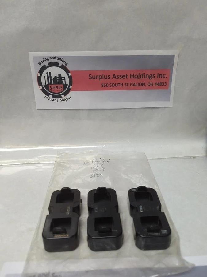 Used TELEMACANIQUE,G10C126,COIL 120V 60CY LOT OF 3 PRE-OWNED