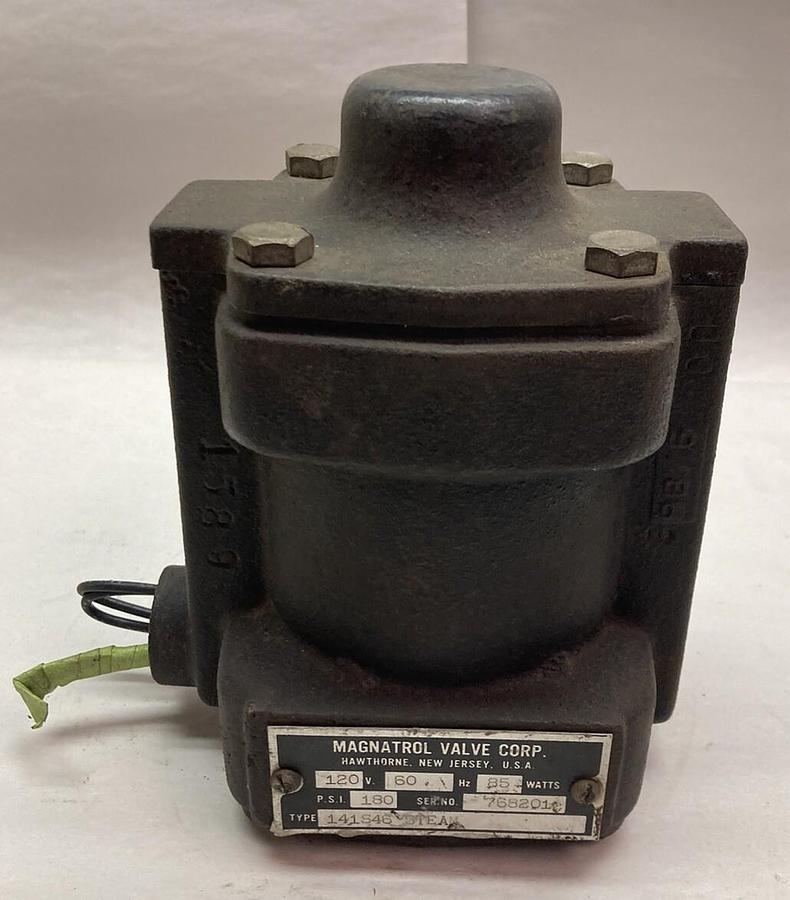 Used Magnatrol,Type 141S46,Steam Valve 120V 60Hz 85Watts 180PSI