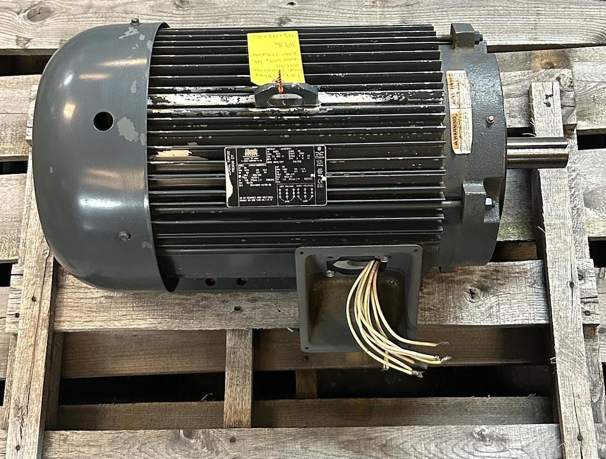 Used LINCOLN MOTOR,LVNAAF4B20TC61L,MOTOR 20HP 1775RPM 230/460V 3PH 256TC FRAME