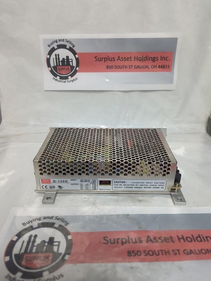 Used MEAN WELL,0-120D,POWER SUPPLY PRE-OWNED
