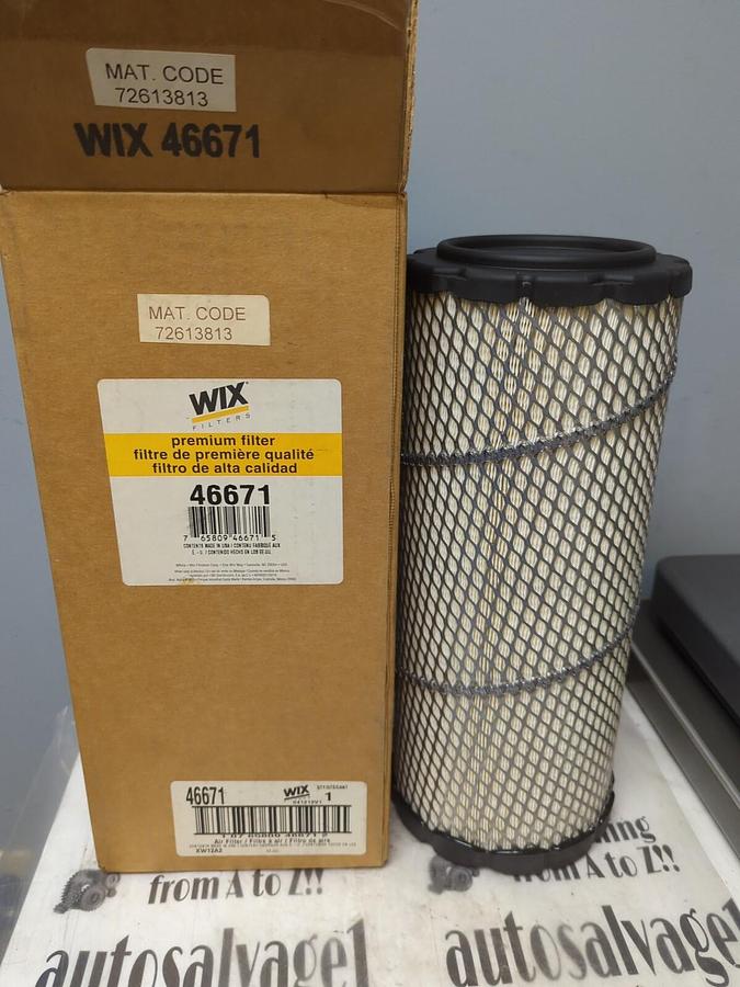 Used WIX,46671,RADIAL SEAL OUTER AIR FILTER NEW