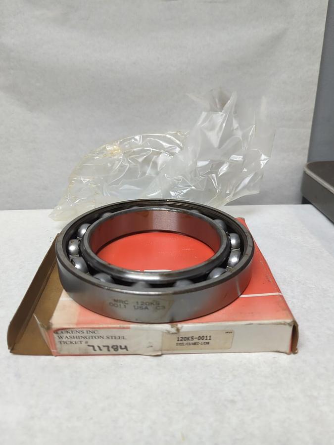 MRC,120KS-0011,PRECISION DEEP GROOVE BALL BEARING 100X150X24MM NOS