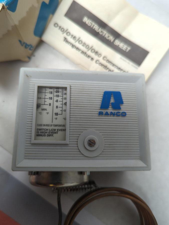 RANCO,010-1433,COMMERCIAL TEMP CONTROL RANGE -35F TO 15F NOS