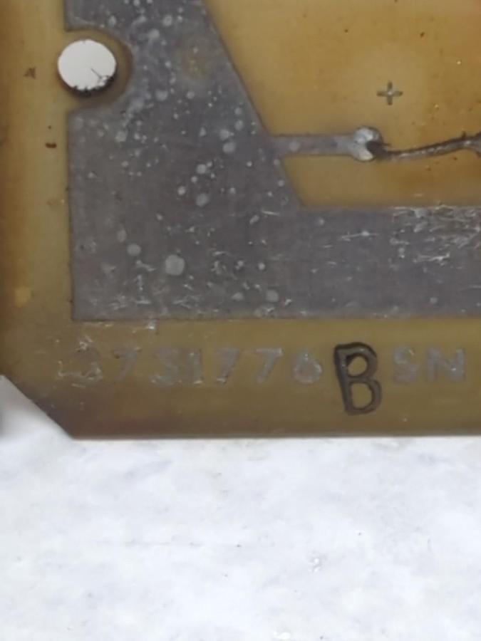 Used BENDIX,3731776B,S5 DC INPUT GROUNDING 24V I/P-2 CIRCUIT BOARD PRE-OWNED