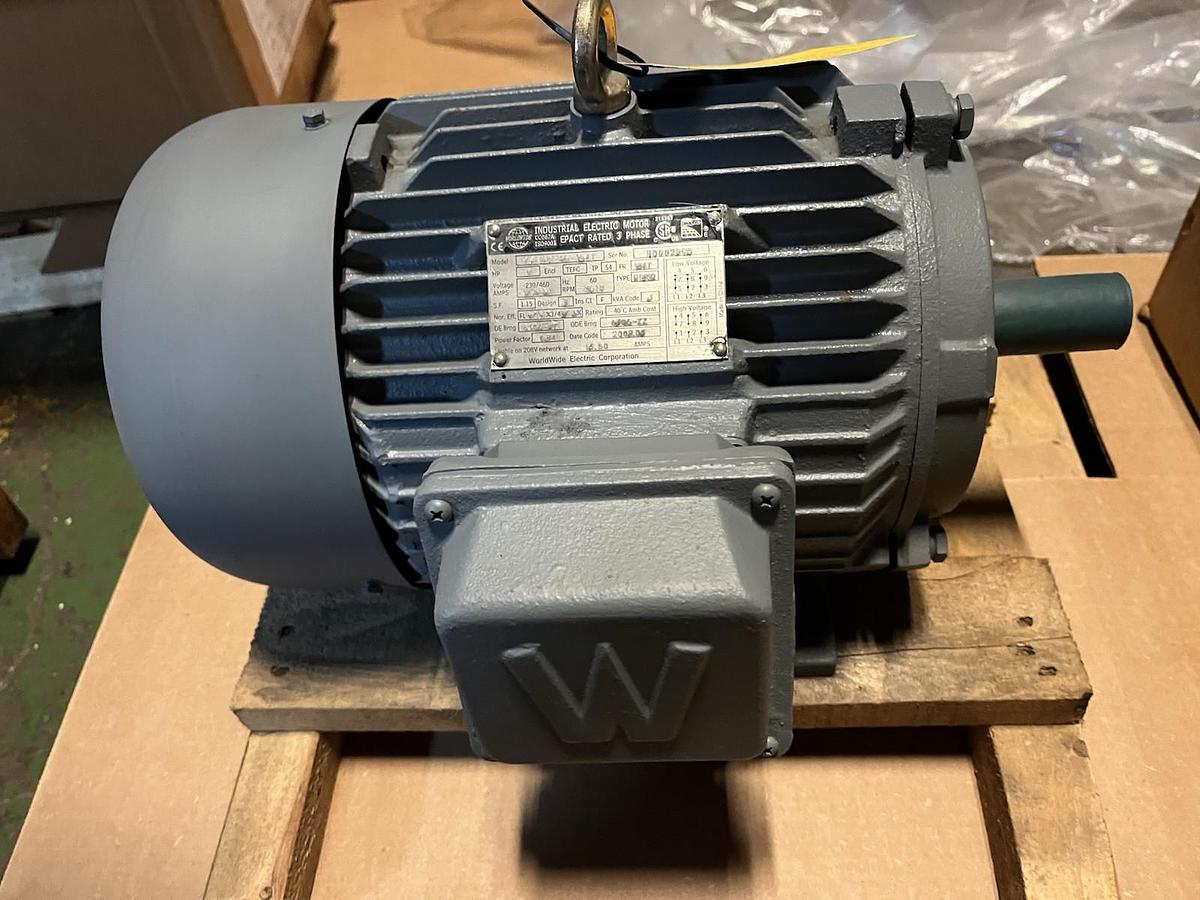 WORLDWIDE,WWEM6-36-184T,ELECTRIC MOTOR 5HP 3510 3PH 230/460V 184T
