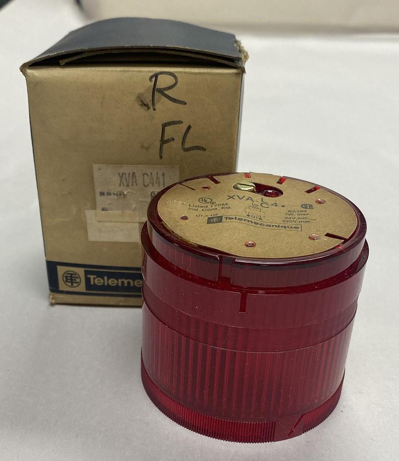 TELEMECANIQUE,XVA-C441 RED,STACK LIGHT XCA-LC4 NOS