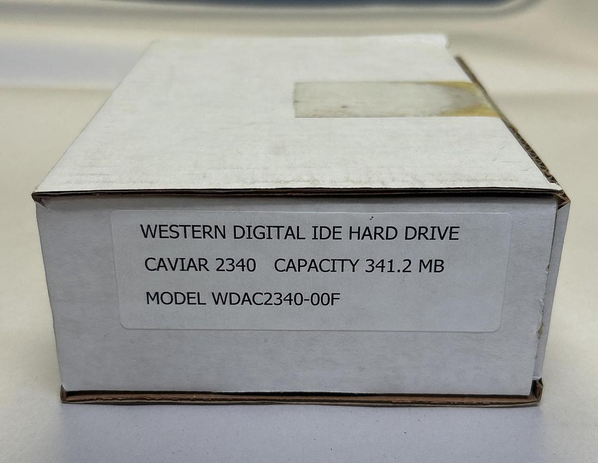 WESTERN DIGITAL,WDAC2340-00F,HARD DRIVE 341.2MB NOS