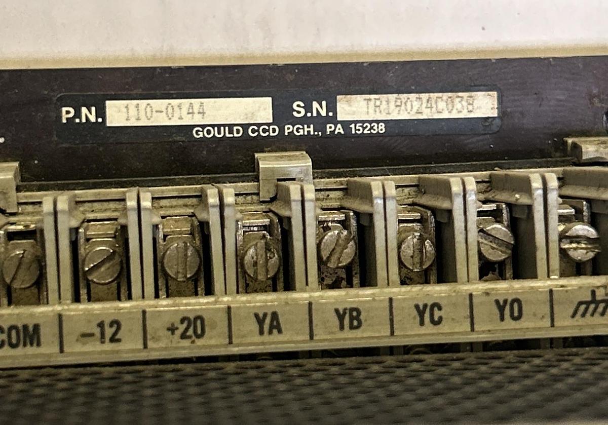 Used GOULD,110-0144,PLS24 POWER SUPPLY
