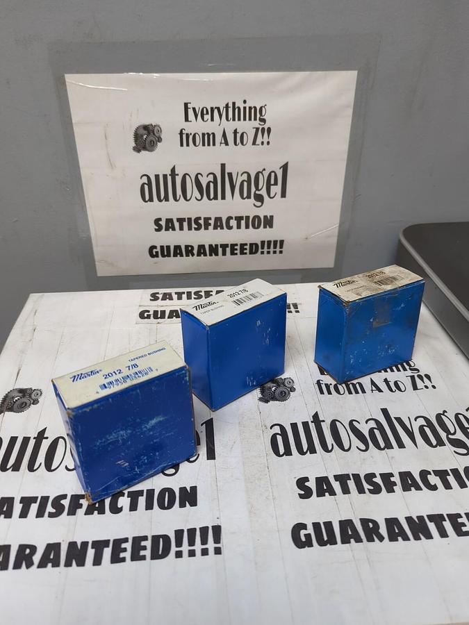 MARTIN,2012 7/8,TAPER BUSHINGS LOT OF 3 NEW