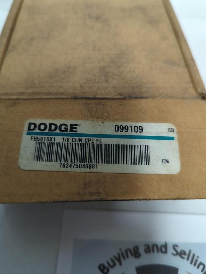 DODGE,099109,COUPLING FLANGE FB5016X1-1/8 NOS