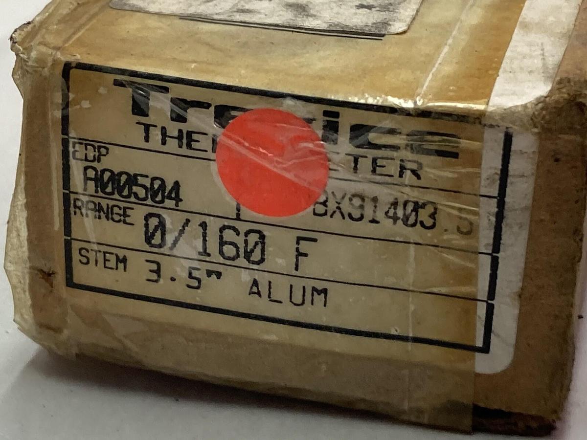 Trerice,BX91403,Black Adjustable Angle Thermometer 0/160 F