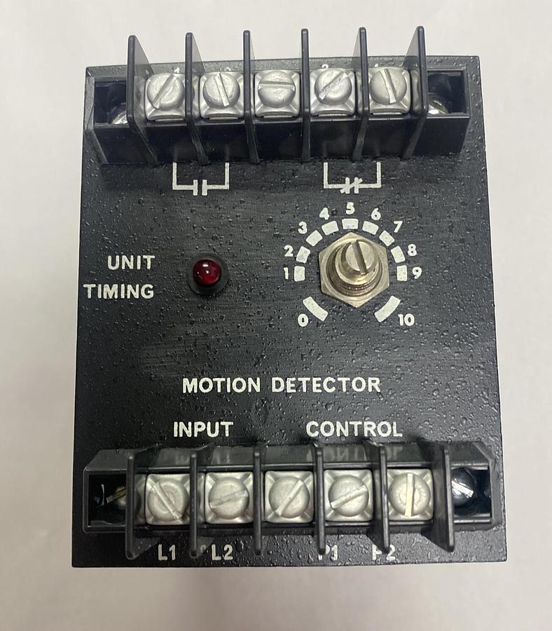 KANSON ELECTRONICS,1260-1DB,MOTION DETECTOR 10AMP 115V 50/60HZ .06-10SEC NOS