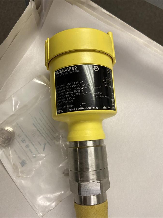 VEGA VEGACAP,62 CP62.XXANARKNX,LEVEL SENSOR PROBE