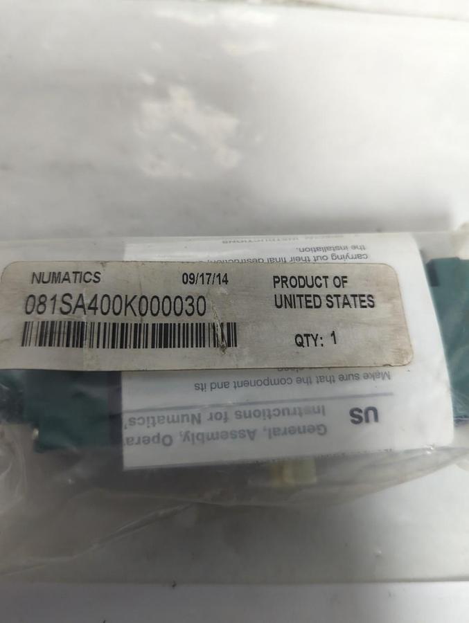 NUMATICS,081SA400K000030,SOLENOID VALVE NOS