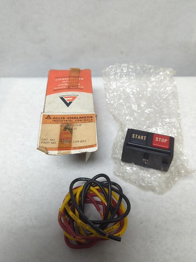 ALLIS-CHALMERS,25-107-199-801,START-STOP PUSH BUTTON KIT NOS
