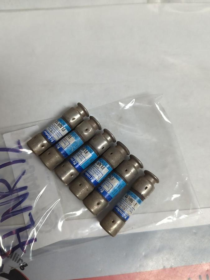 Used LITTELFUSE,FLNR12,TIME-DELAY 12 AMP FUSE LOT OF 6 PRE-OWNED