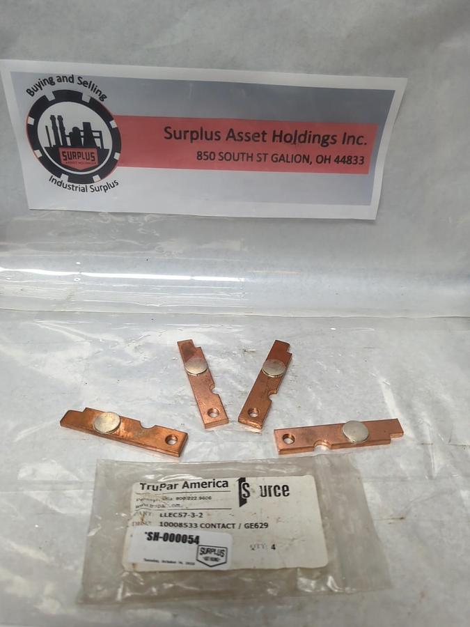 TRUPAR/GE,GE629,CONTACT LOT OF 4 NOS