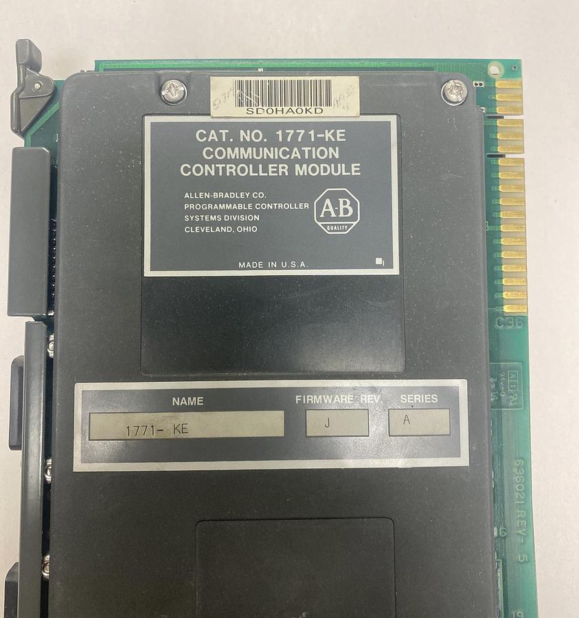 Used Allen-Bradley,1771-KE,Communication Controller Module