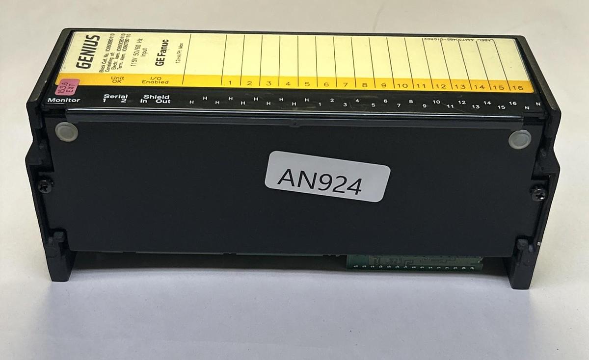 Used GE FANUC,IC660BBD110,GENIUS BLOCK I/O MODULE 115V