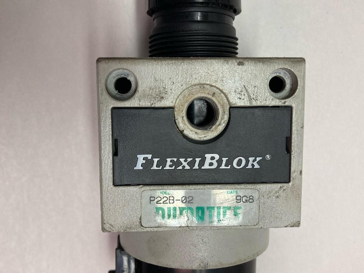 Used Numatics,P22B-02,FlexiBlok Pneumatic Filter