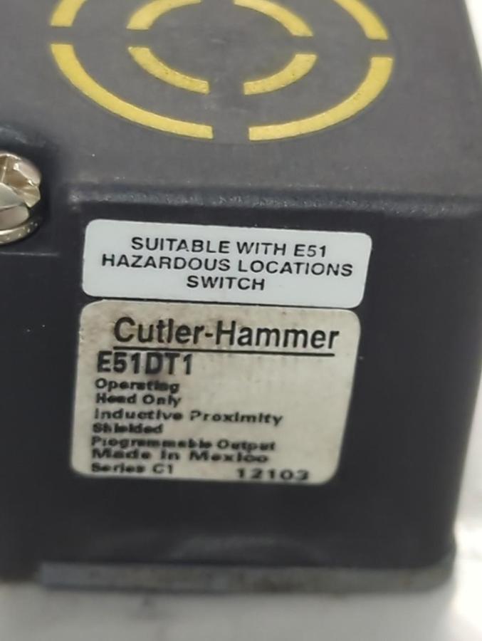 CUTLER HAMMER,E51DT1,PROXIMITY SENSOR OPERATING HEAD NOS