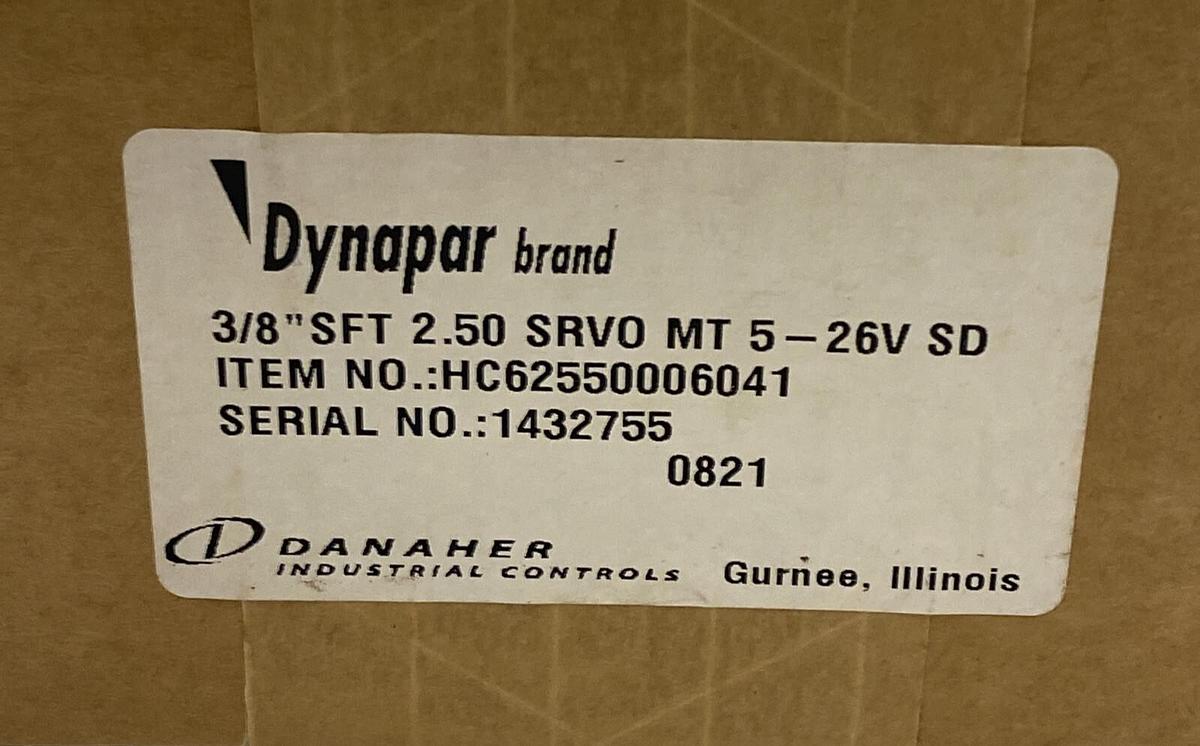 Used DYNAPAR,HC62550006041,INCREMENTAL ENCODER NEW SEALED