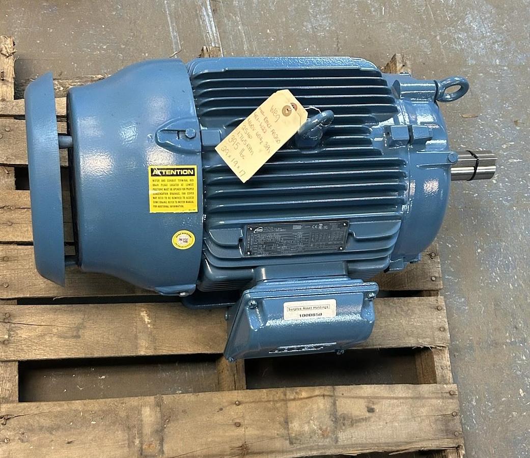 WEG,RMCT-A02504E1-W22,MOTOR 25HP 1765RPM 460V 3PH 284T FRAME NOS