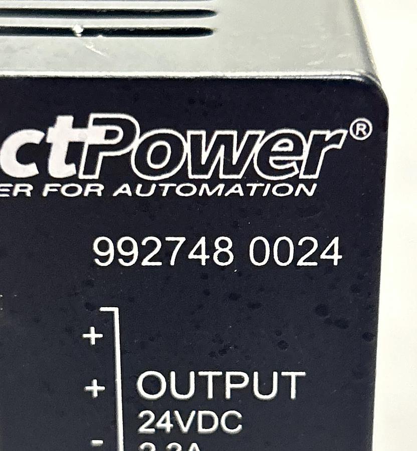 Used WEIDMULLER,9927480024,POWER SUPPLY