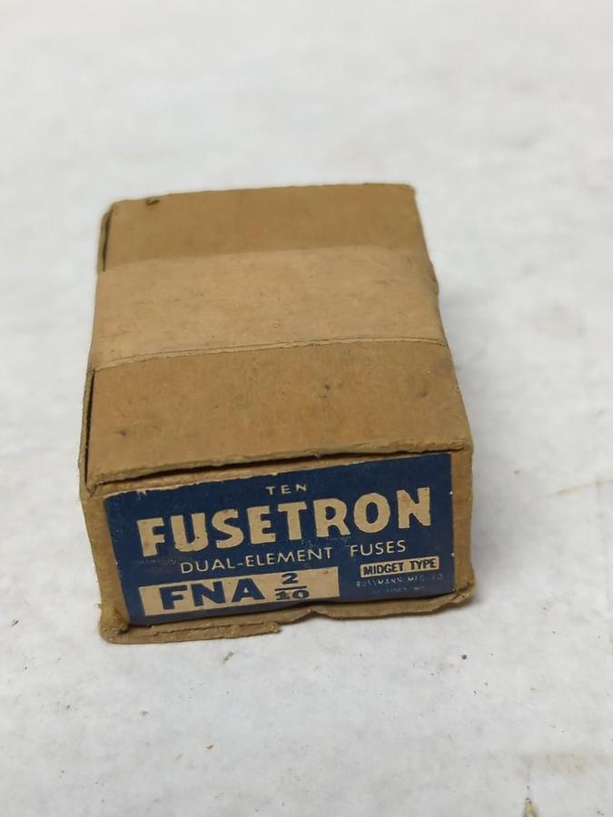 COOPER BUSSMANN,FNA 2/10,FUSETRON 2/10 AMP FUSES BOX OF 10 NOS
