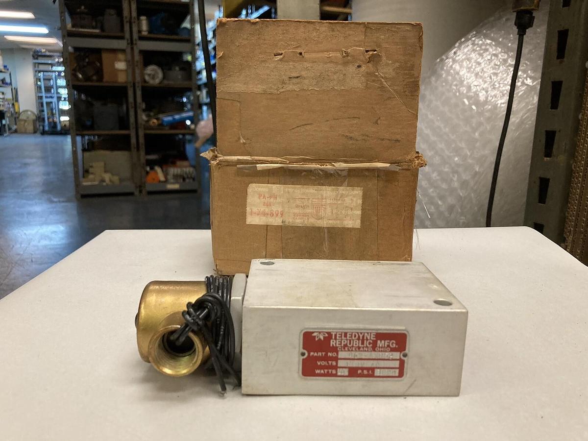 Used Teledyne Republic,961-A3/4D2,Solenoid Valve