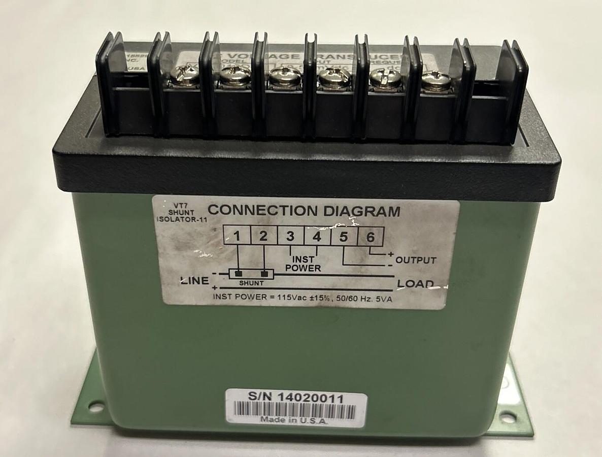 OHIO SEMITRONICS,VT7-015D-11,DC VOLTAGE TRANSDUCER NOS