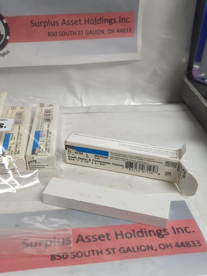 IDEAL,23-027M,BRUSH SEATER & COMMUTATOR CLEANER 1X1/2X3/4 INCH LOT OF 9 NOS