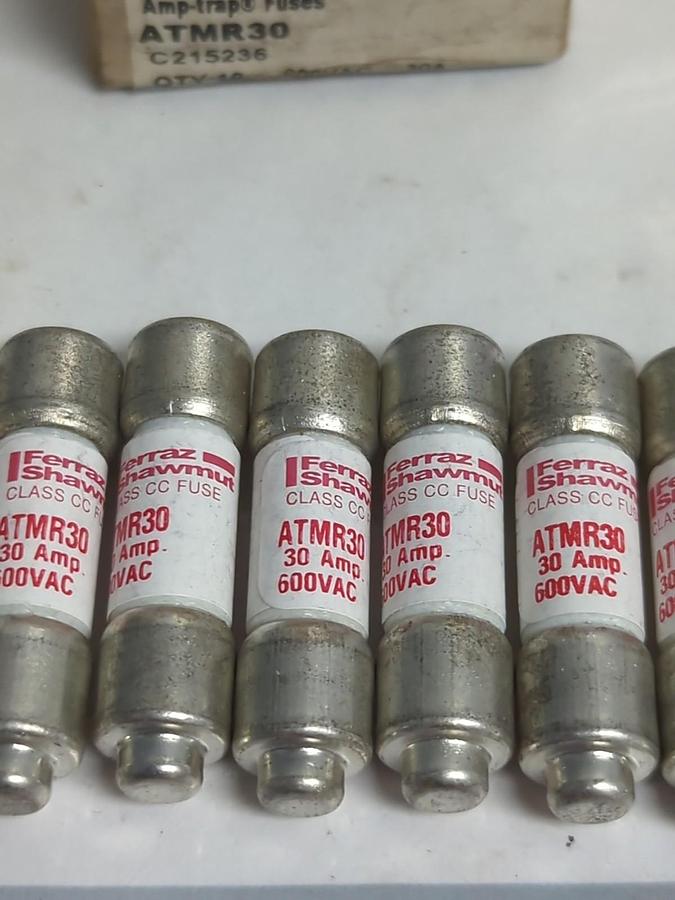 MERSEN,ATMR-30,AMP-TRAP 30 AMP FUSES BOX OF 10 NOS