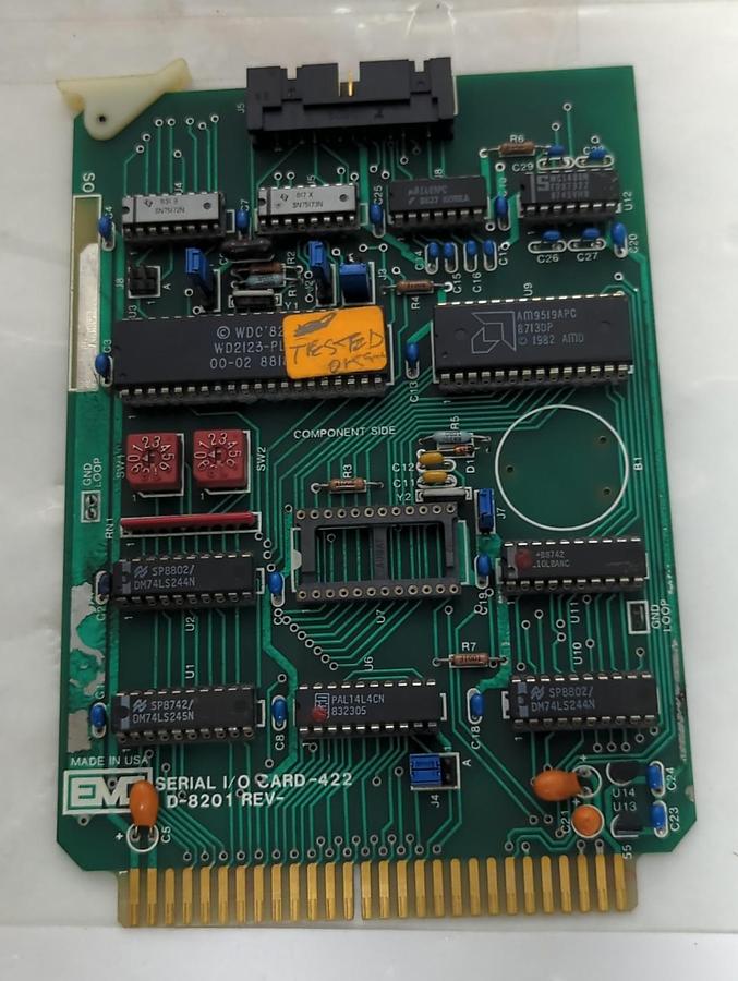 Used EMC,D-8201,SERIAL I/O CARD-422 PRE-OWNED