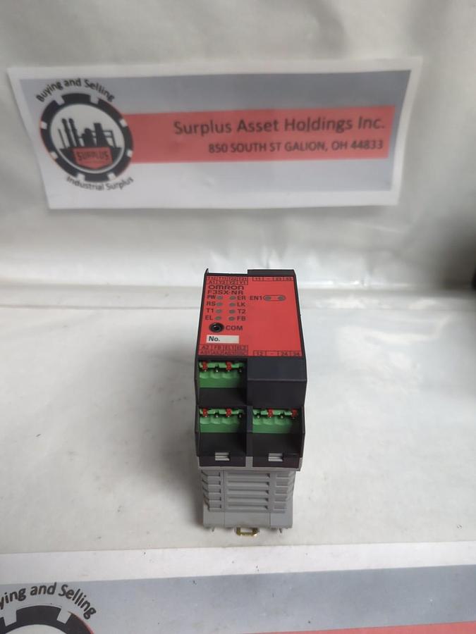 Used OMRON,F3SX-NR,SAFETY CONTROLLER 24V DC PRE-OWNED