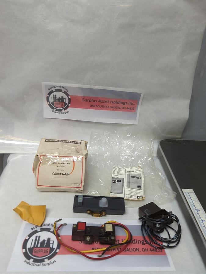 CUTLER-HAMMER,C400KG4A,COVER CONTROL KIT PILOT LIGHT 120V 60HZ NOS